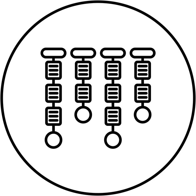 Imagen vectorial de icono Kanban Se puede utilizar para la gestión de proyectos