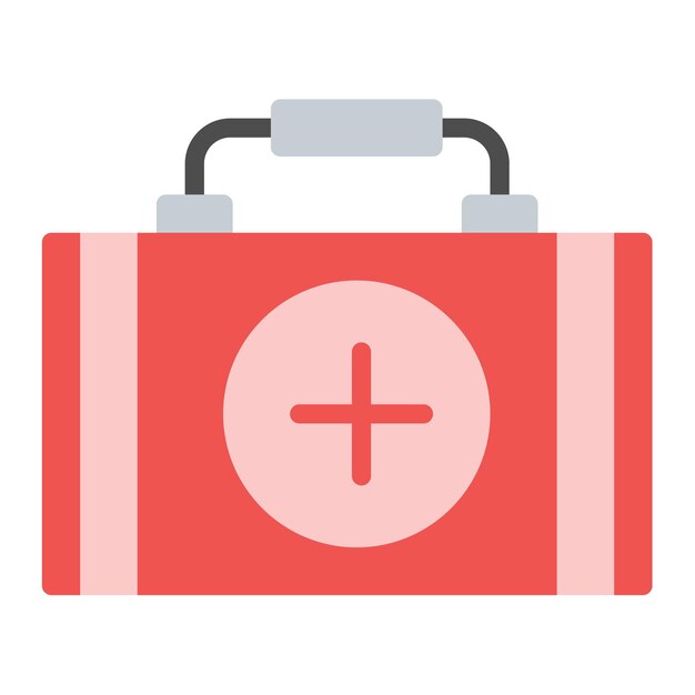 Imagen vectorial del icono del kit de salud Se puede usar para la peregrinación del Hajj