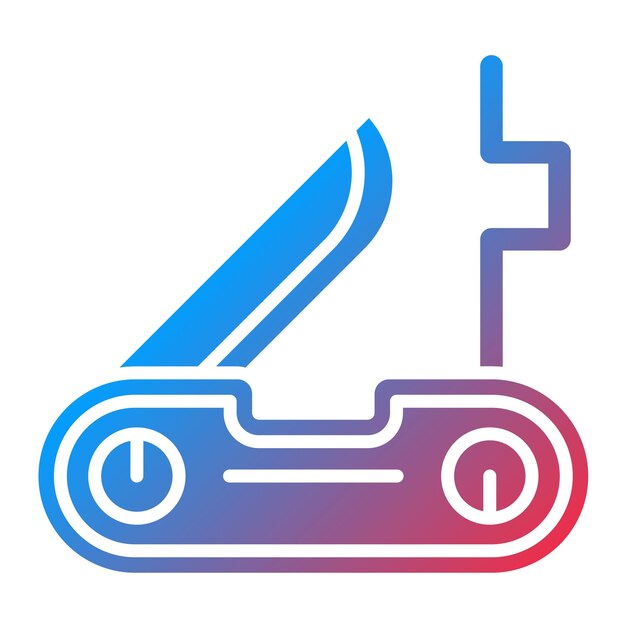 Imagen vectorial del icono del kit de supervivencia Se puede usar para la supervivencia