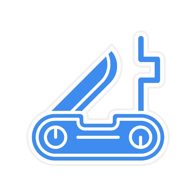 Imagen vectorial del icono del kit de supervivencia Se puede usar para la supervivencia