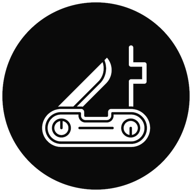 Imagen vectorial del icono del kit de supervivencia Se puede usar para la supervivencia
