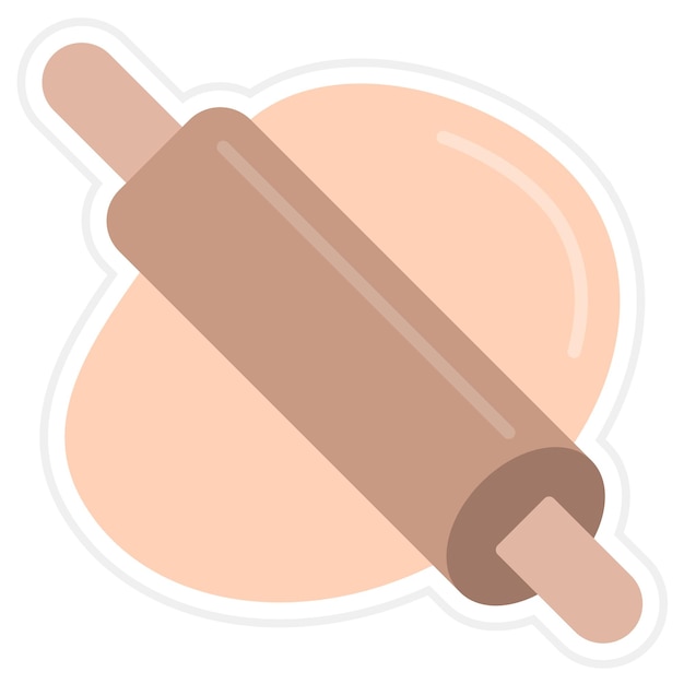 Imagen vectorial del icono de knead Se puede utilizar para la panadería