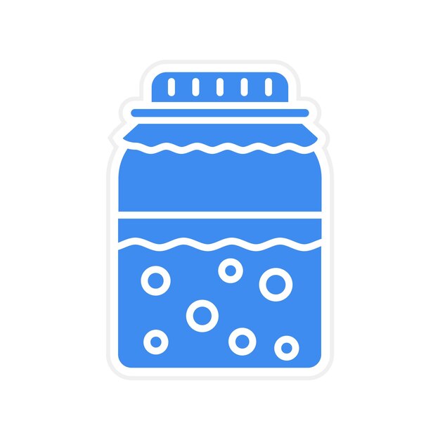 Imagen vectorial del icono de Kombucha Se puede usar para bebidas