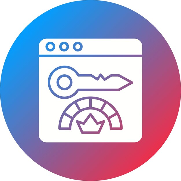 Imagen vectorial de icono de KPI Puede utilizarse para la productividad