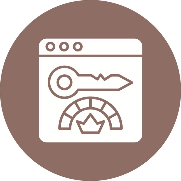 Imagen vectorial de icono de KPI Puede utilizarse para la productividad