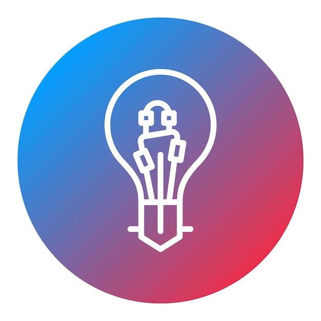 Imagen vectorial del icono de la lámpara de halógeno Se puede utilizar para la iluminación