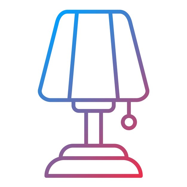 Imagen vectorial del icono de las lámparas Se puede usar para Coffee Shop