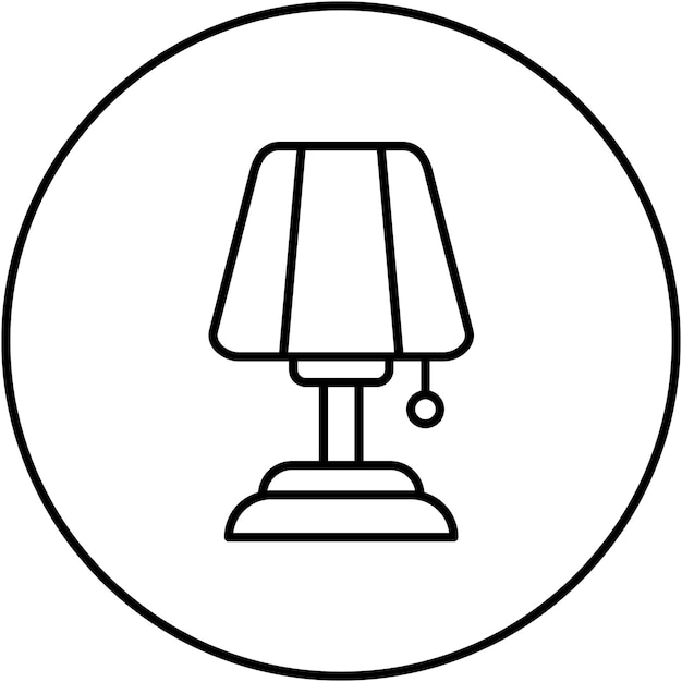 Imagen vectorial del icono de las lámparas Se puede usar para Coffee Shop