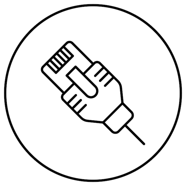 Imagen vectorial de icono de LAN Se puede utilizar para computadora y hardware