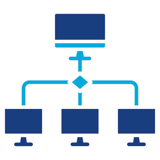 La imagen vectorial del icono de Lan se puede utilizar para la informática