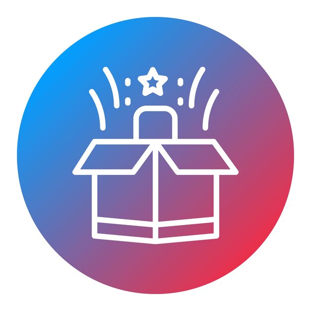 Imagen vectorial del icono de lanzamiento del producto Se puede utilizar para la gestión del producto