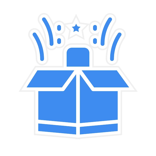 Imagen vectorial del icono de lanzamiento del producto Se puede utilizar para la gestión del producto