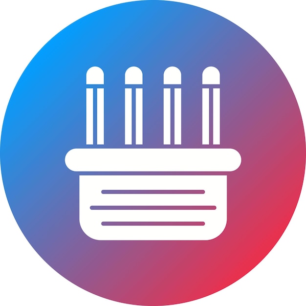 La imagen vectorial del icono del lápiz se puede utilizar para la creatividad