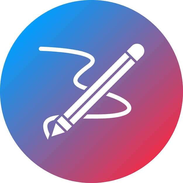 Imagen vectorial del icono del lápiz Se puede utilizar para la creatividad