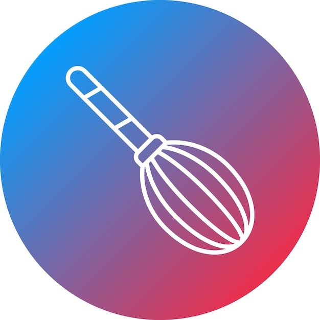Imagen vectorial del icono del látigo Se puede utilizar para la panadería