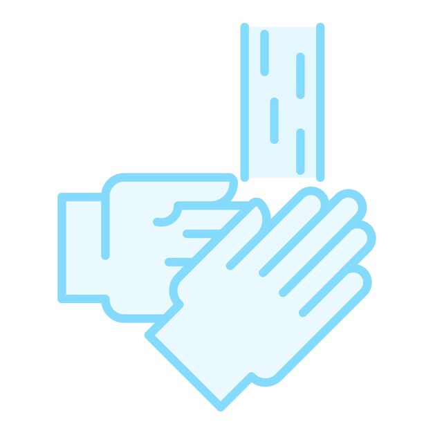Imagen vectorial del icono de lavado de manos Se puede utilizar para el lavado de coches