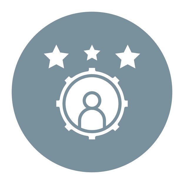 Imagen vectorial del icono de lealtad del cliente Se puede utilizar para Business Analytics