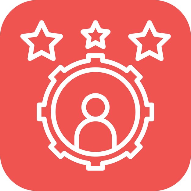 Imagen vectorial del icono de lealtad del cliente Se puede utilizar para Business Analytics