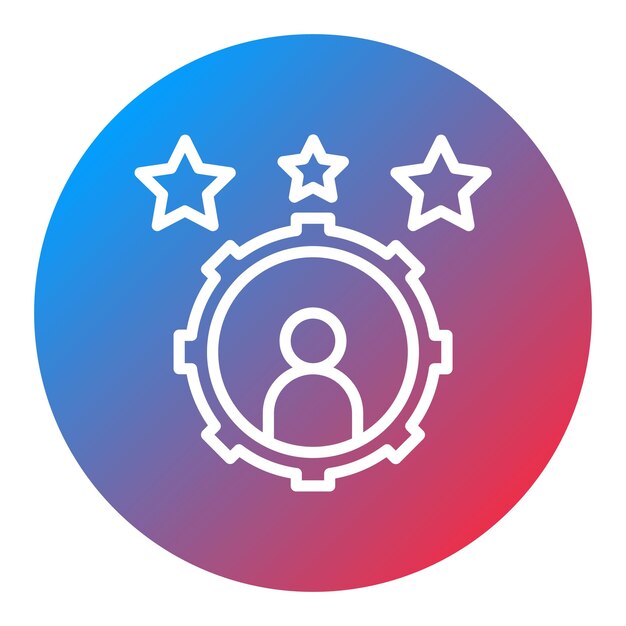 Imagen vectorial del icono de lealtad del cliente Se puede utilizar para Business Analytics
