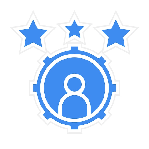 Imagen vectorial del icono de lealtad del cliente Se puede utilizar para Business Analytics