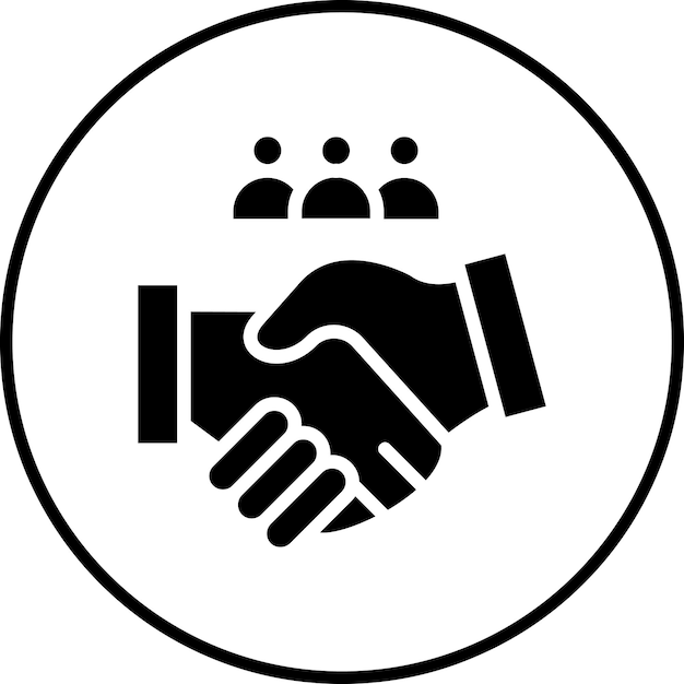 Imagen vectorial del icono de lealtad Se puede usar para Amistad