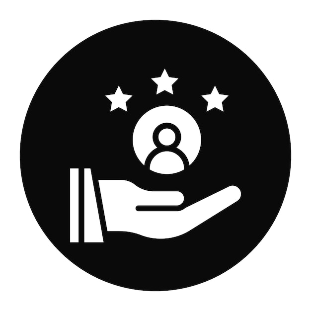 Imagen vectorial del icono de lealtad Se puede utilizar para los rasgos de personalidad