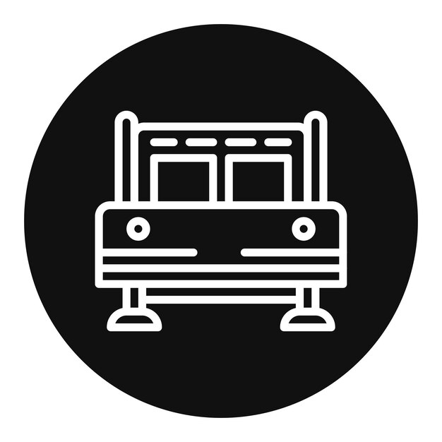 Imagen vectorial del icono del lecho de enfriamiento Puede utilizarse para la metalurgia