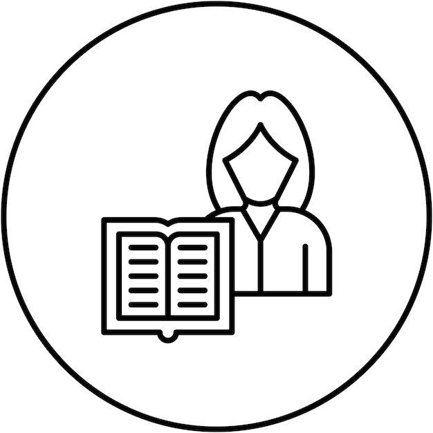 Imagen vectorial del icono de lectores Se puede utilizar para Comunicación y Medios