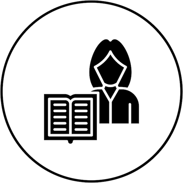 Imagen vectorial del icono de lectores Se puede utilizar para Comunicación y Medios