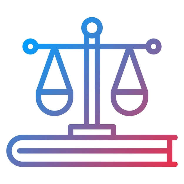 Imagen vectorial del icono de la legislación Puede utilizarse para la cumplimiento y la regulación