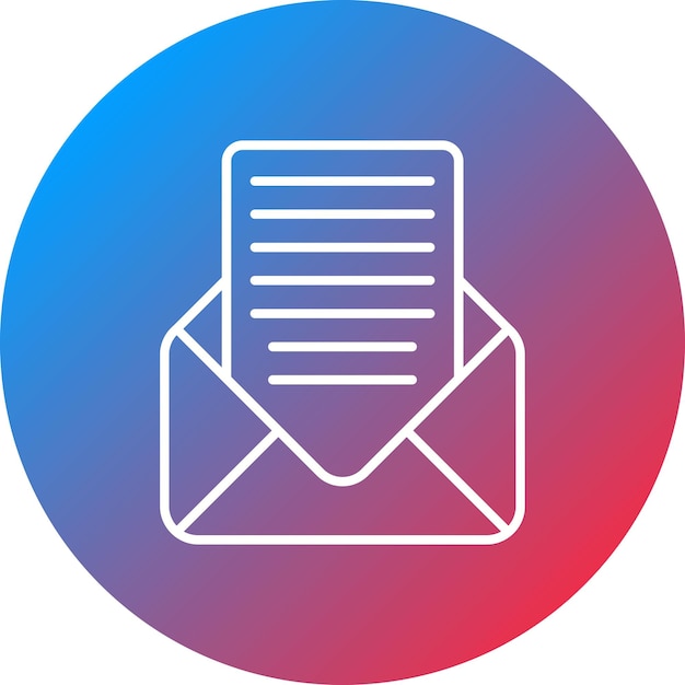 Imagen vectorial de icono de letra Se puede usar para marketing