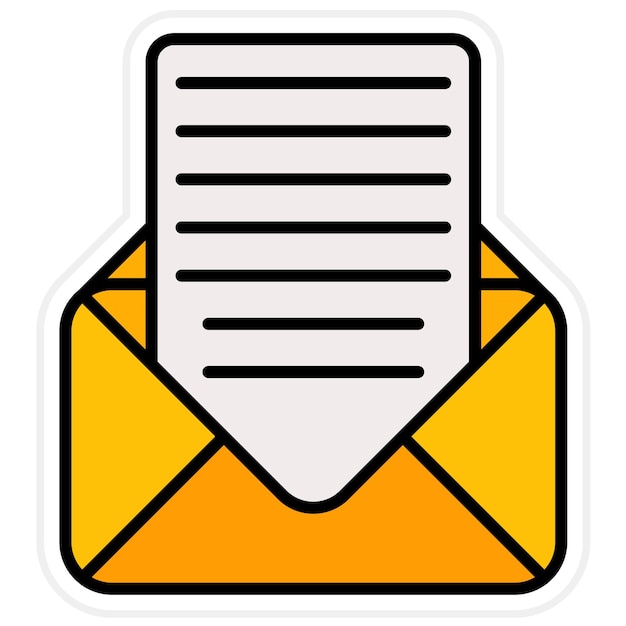 Imagen vectorial de icono de letra Se puede usar para marketing