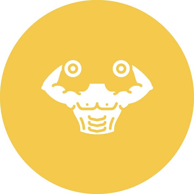 Imagen vectorial de icono de levantamiento de pesas Se puede usar para Fitness en el hogar