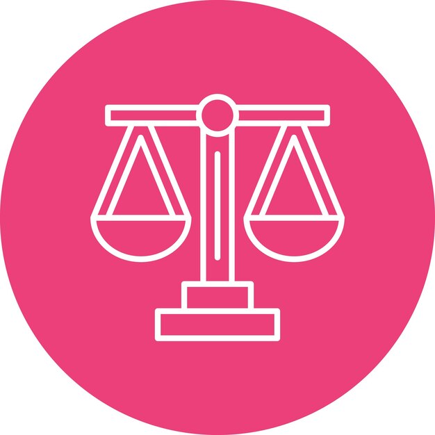 Imagen vectorial del icono de la ley Se puede utilizar para la educación