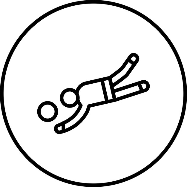 Imagen vectorial de icono de Libero Se puede usar para voleibol