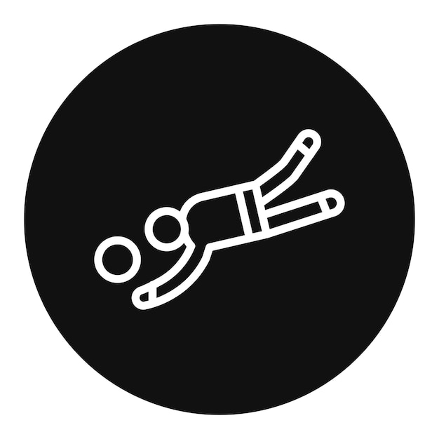 Imagen vectorial de icono de Libero Se puede usar para voleibol