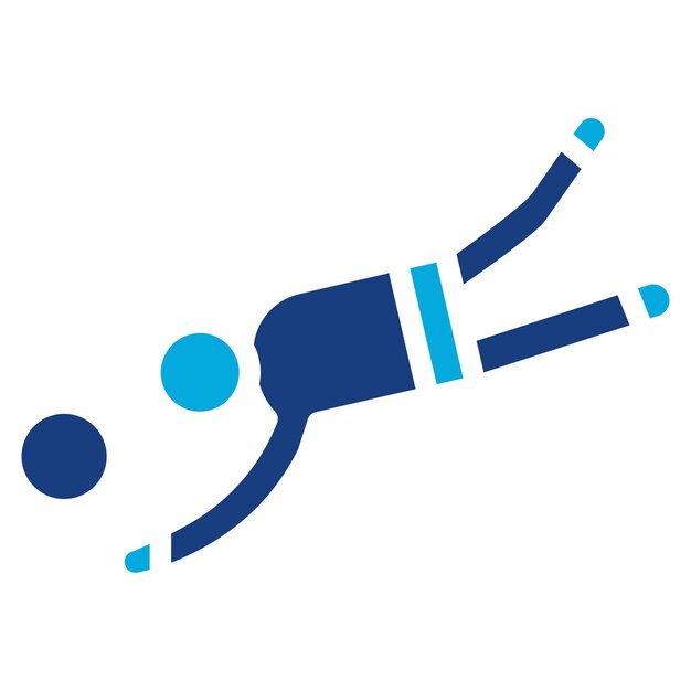 Imagen vectorial de icono de Libero Se puede usar para voleibol