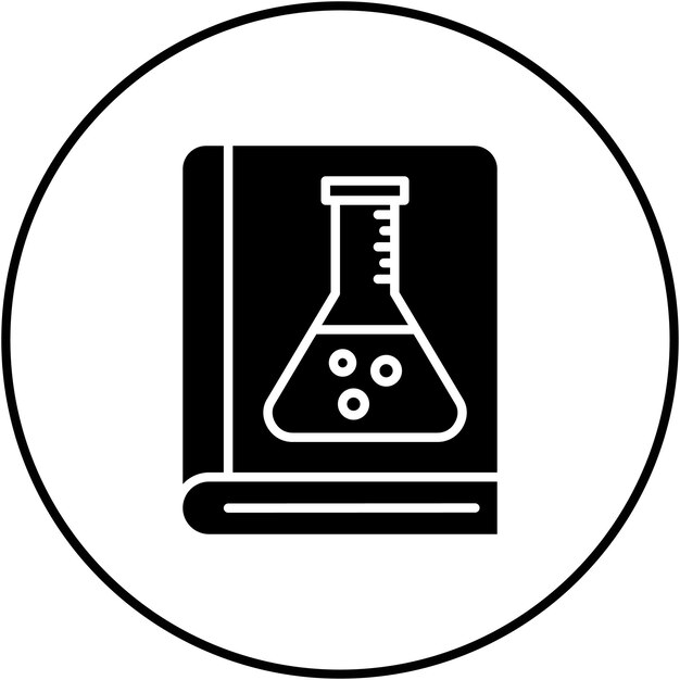 Imagen vectorial del icono del libro cerrado Se puede utilizar para la investigación y la ciencia
