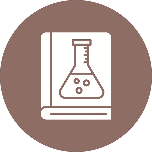 Imagen vectorial del icono del libro cerrado Se puede utilizar para la investigación y la ciencia