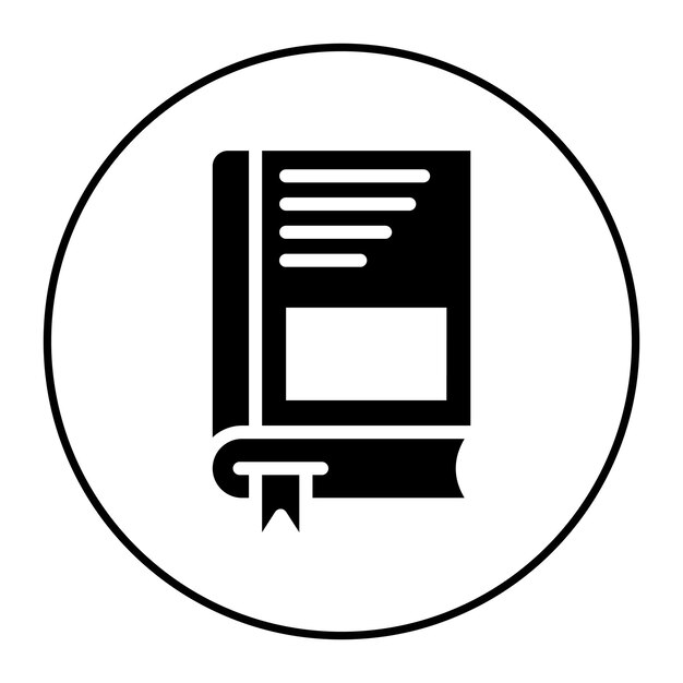 La imagen vectorial del icono del libro se puede utilizar para la literatura