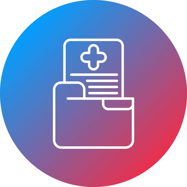 Imagen vectorial del icono de licencia por enfermedad Puede utilizarse para Recursos Humanos