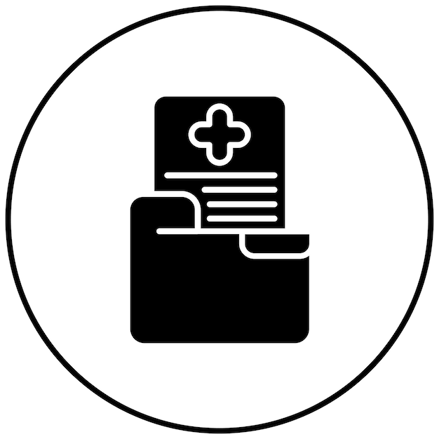 Imagen vectorial del icono de licencia por enfermedad Puede utilizarse para Recursos Humanos