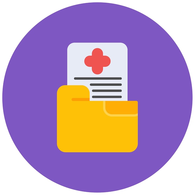 Imagen vectorial del icono de licencia por enfermedad Puede utilizarse para Recursos Humanos