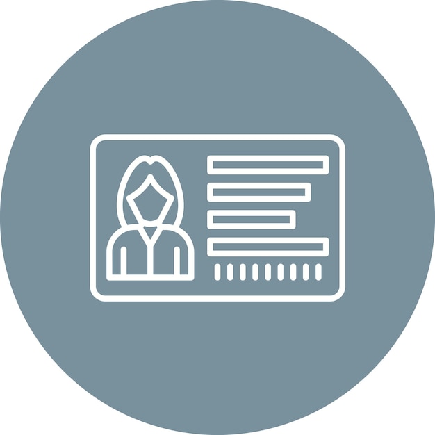 Imagen vectorial del icono de la licencia Se puede utilizar para el servicio de taxis