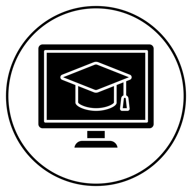 Imagen vectorial del icono de la licenciatura en Ciencias de la Computación Se puede utilizar para Ciencias de la computación
