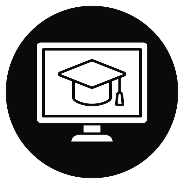Imagen vectorial del icono de la licenciatura en Ciencias de la Computación Se puede utilizar para Ciencias de la computación