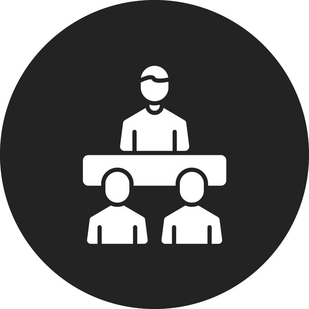 Imagen vectorial del icono de liderazgo Se puede utilizar para la gestión empresarial