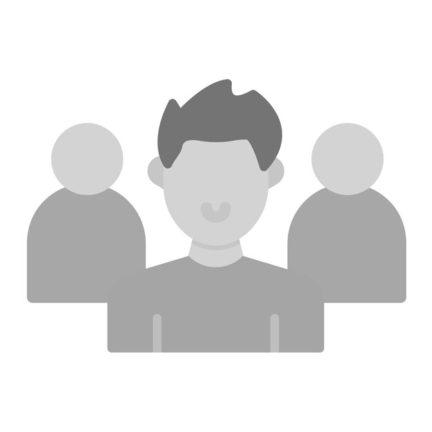 La imagen vectorial del icono de liderazgo se puede utilizar para los rasgos de personalidad
