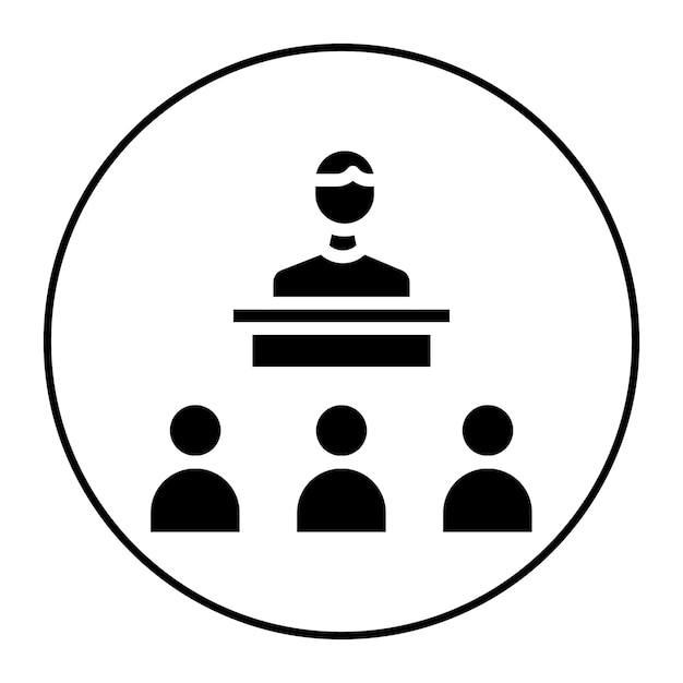 La imagen vectorial del icono de liderazgo se puede utilizar para los valores básicos