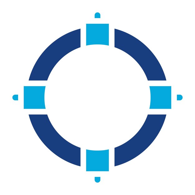 Imagen vectorial del icono de Life Preserver Puede utilizarse para los Servicios Públicos